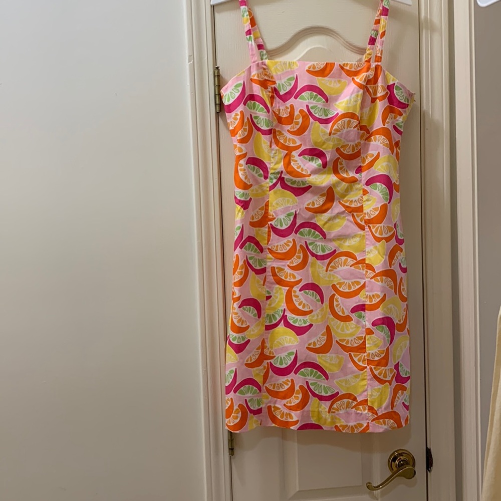 Lilly Pulitzer slices of fruit sundress mini size 12